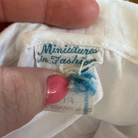 Miniatures in Fashion vintage little boys shorts overall set - Picture 2 of 5